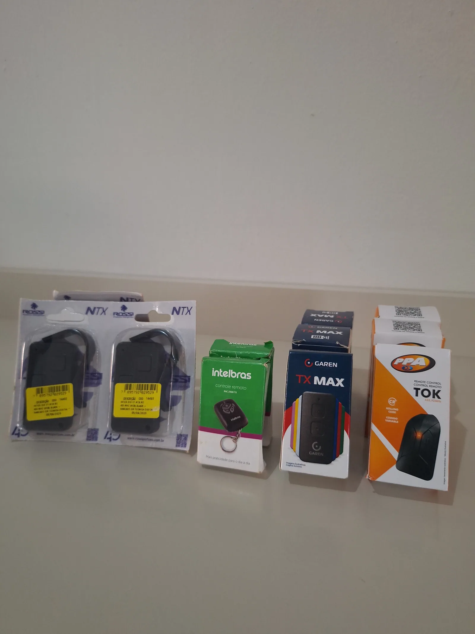Controles novos para automação