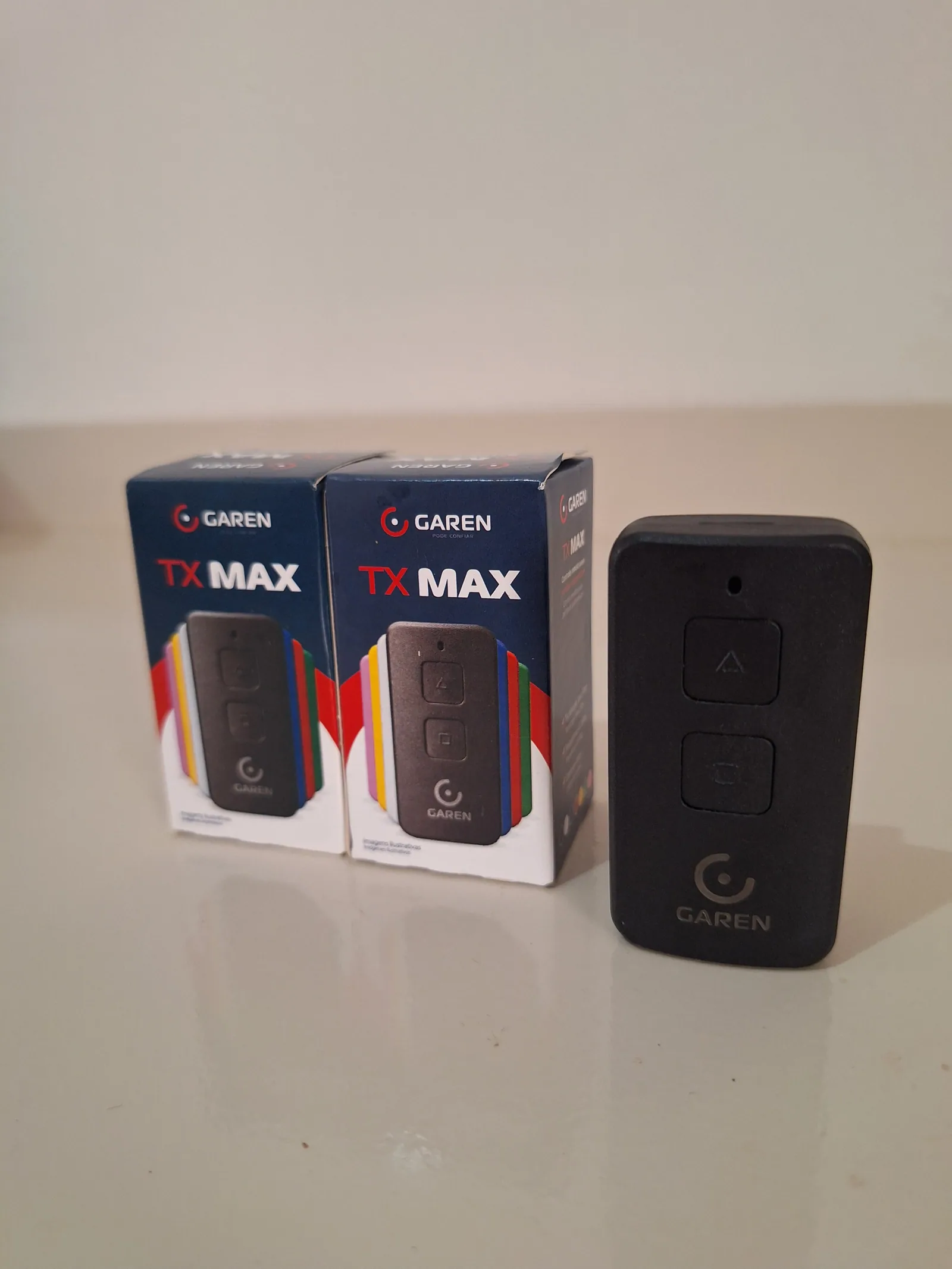 Novos controles remotos Garen TX MAX para automação